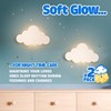 Tipperk 2 Pack - Floating Cloud Wall Lamp for Nursery