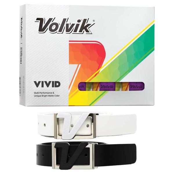 New Volvik Vivid Multi-Performance and 3-Piece Construction Unique Bright Matte