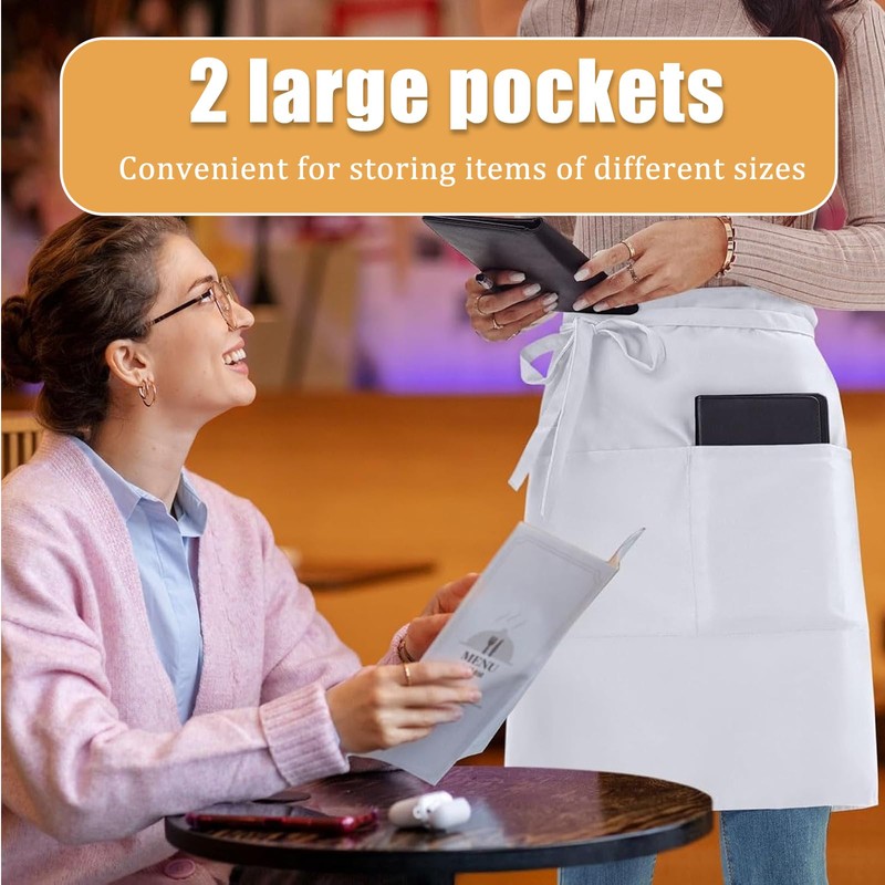 Chef's Hat Apron Set, Adjustable Chef's Hat Bib Apron, Chef