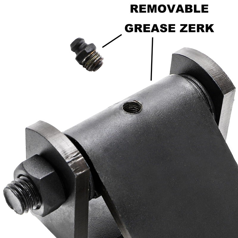 Coloch 4 Pack Weld On Dump Trailer Hinges for Door,