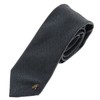 Yejak 대구백화점 예작로고 핀 포인트 그레이 솔리드 실크 넥타이(YJFSF3950) Daegu Department Store Yejak Logo Pinpoint Gray Solid Silk Tie (YJFSF3950)