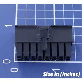 Molex Black 16-Pin Connector Pitch 4.20mm.0165" w/18-24 AWG Pin Mini-Fit Jr ™ Glow Wire Capable