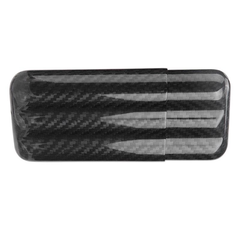 Carbon Fiber Cigar Case Humidors 3 Tubes Cigar Holder Storage