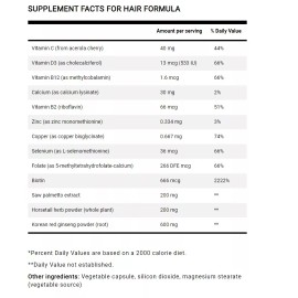 Dr Berg Hair Formula, All Natural Herbs for Growing Hair And Reducing Hair Loss