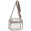USPECLARE Clear Bag for Stadium Events Clear Crossbody Bag Purse