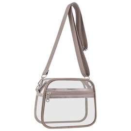 USPECLARE Clear Bag for Stadium Events Clear Crossbody Bag Purse for Women and Men for Sports Events Concerts Festivals