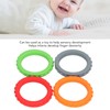 4pcs Baby Teethers Bracelet Silicone Refrigerable Heat Resistant Gum Relief