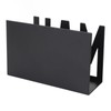 Desktop Letter Holder, Hollow Metal Mail Letter Organizer Large Capacity,