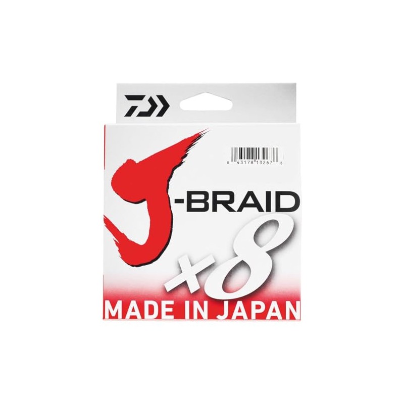 Daiwa J-Braidx8 40Lb .24Mm-500M Dark Green