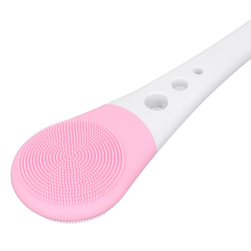 Electric Body Scrubber Shower Brush Long Handle Waterproof Cordless Body