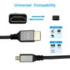 Seadream 4K Micro HDMI to HDMI Cable 1FT 2Pack High-Speed