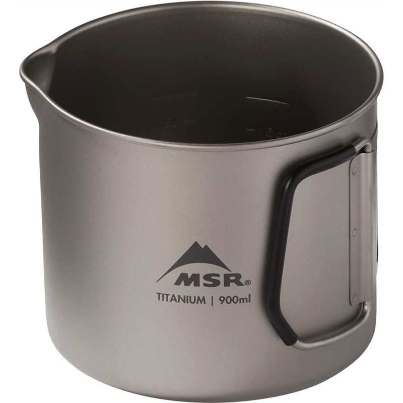 MSR Titan Titanium Camping Kettle, 900 mL