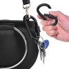 Carabiner Set of 10 Bonpuri Duralumin Travel Carabiner Key Ring,