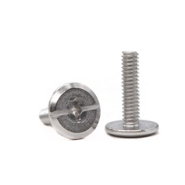 binifiMux Hurricane Bolts, Sidewalk Screws,1/4"-20 x 3/4 Inches Hurricane Sidewalk Bolts, Hurricane Fabric Fasteners for Hurricane Panels, Pack of 100