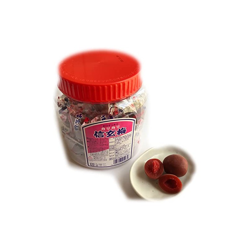 AS Foods Crispy Shingen Plum Plum, 10.6 oz (300 g)