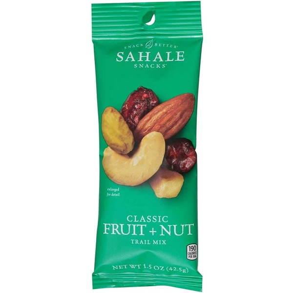 Sahale Classic Fruit and Nut Glazed Trail Mix, 1.5 Ounce -- 18 per case.