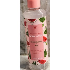 Bolero Fresh Watermelon+Aloe Moisture Rich Body Wash. 8 fl Oz