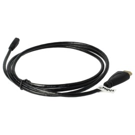 1.8m HDMI Cable to Micro HDMI 19 Pin HDMI A Connector to HDMI D Connector with Ethernet Functionality Suitable for TV, Smartphone, Camera etc