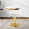 MRITWAII Adjustable Vanity Stool with Storage, 360° Swivel Makeup Stool