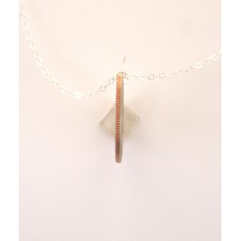 Edgar Marcus Nebraska Cut-Out Coin Necklace State Quarter 18 inch Chain