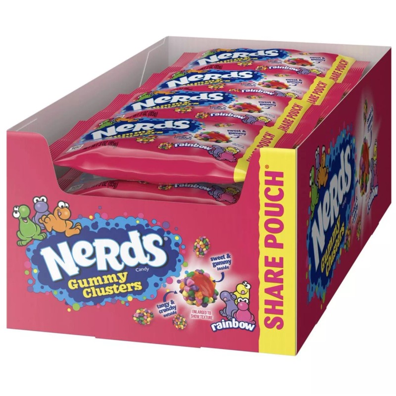 Nerds Gummy Clusters Candy, 12 Count