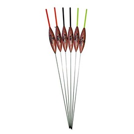 SRG Pole Floats SRG003 Pack of 6 x Pole Floats choose from (0.1g / 0.2g / 0.3g / 0.4g) (6 x 0.4g (6 x Yellow Tip))