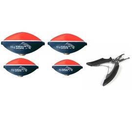 blntackle76 Set of 4 x Jenzi Trout Floats (1 x 6 g, 1 x 8 g, 1 x 10 g, 1 x 15 g) Trout Egg Trout Egg + Free Fishing Scissors