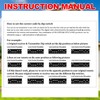 Kingdder 2 Pcs Two Button Garage Door Remote Compatible with