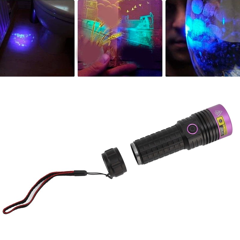 Y40 Purple Light Flashlight High Power LED 365NM UV Torch