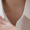 925 Silver Essential Ball Chain Necklace Gift Package / 925실버