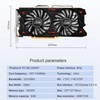 Graphics Card Dual Fan DP HD Multimedia Interface DVI Output