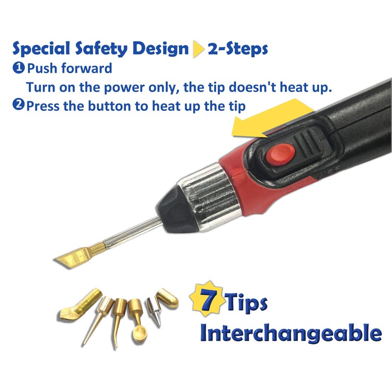 KINGTOOL Cordless 3D Printing Smoothing Tool Kit, 3D Printing Modify