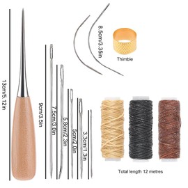 Leather Sewing Needles Leather Needles Hand Leather Tool Set, Leather Tool Set Sewing Awl, Leather Sewing Needles Hand Leather Sewing Set, Leather Needle Leather Tool Set, Leather Sewing Needles,