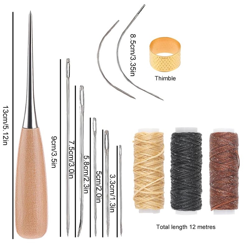 Leather Sewing Needles Leather Needles Hand Leather Tool Set, Leather