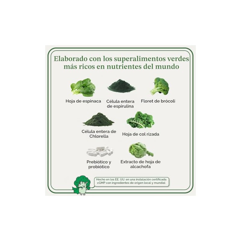 Plant People- Kids WonderGreens Super Veggie Gomitas para niños (30
