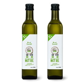 Honest Coconut MCT Oil C8 C10, 500ml, 2 pieces / 어니스트 코코넛 MCT 오일 C8 C10, 500ml, 2개