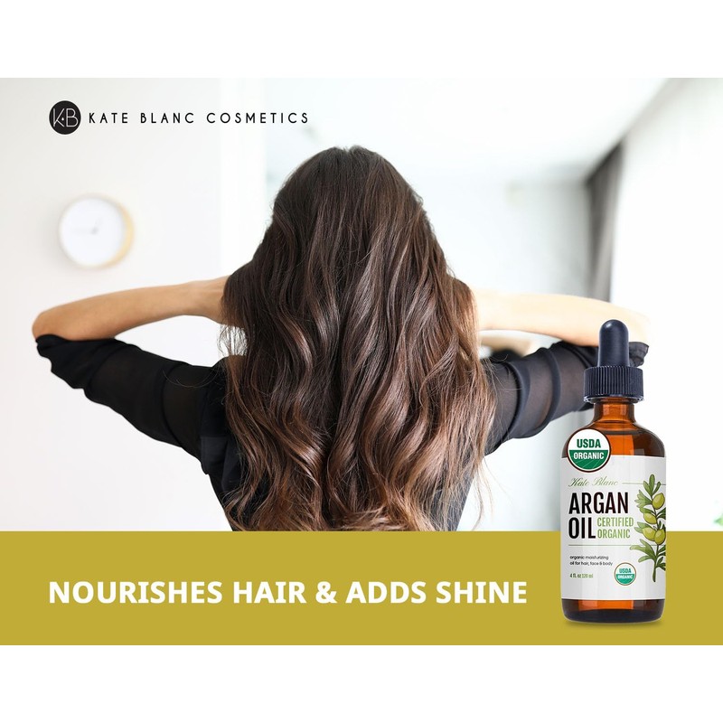 Kate Blanc Cosmetics Argan Oil for Hair, Face & Skin