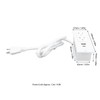 Conference Recessed Power Strip Table Socket Furniture Outlet PD 20W