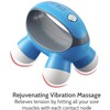 HoMedics, Quatro Mini Hand-Held Massager with Hand Grip, Battery Operated