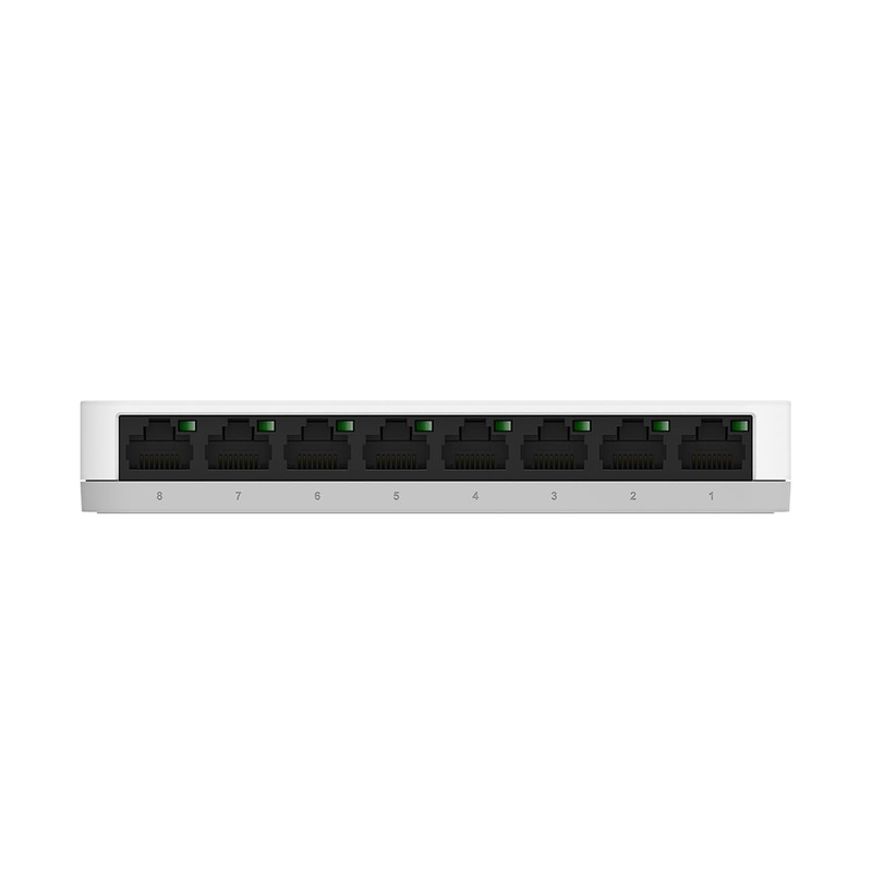 D-Link DGS-1008A 8-Port Gigabit Ethernet Switch, Compact Desktop Housing, Energy-Efficient,