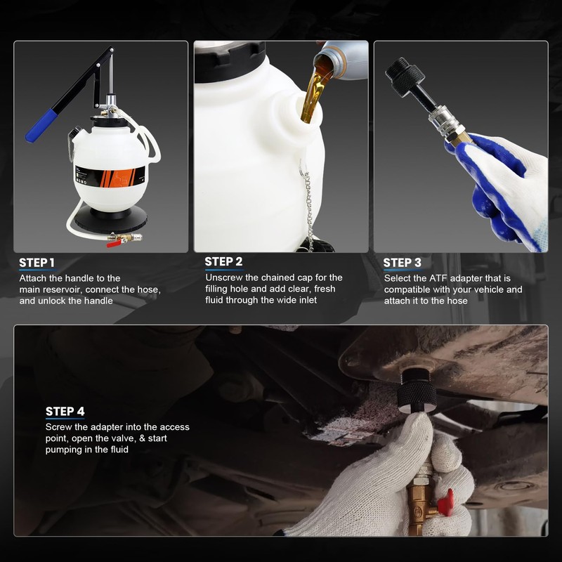 YSTOOL 7.5L Transmission Fluid Pump Manual ATF Refill Fill System
