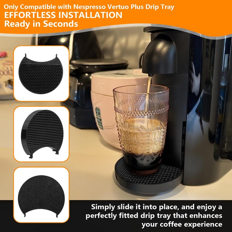 Compatible with Nespresso Drip Tray Replacement for Vertuo Plus Machines