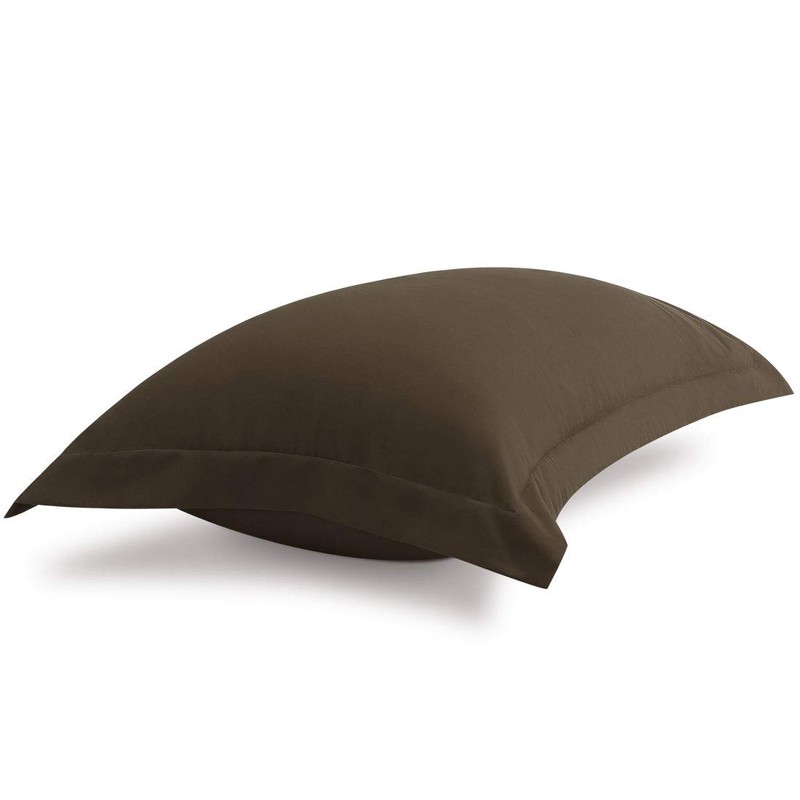 PiccoCasa Pillow Shams Double Brushed Microfiber, 2 Packs Pillowcases with