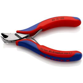 Knipex Electronics Oblique Cutting Nipper with multi-component grips 120 mm 62 12 120