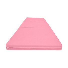 Danfuton Pink Trifold Foam Bed, Shikibuton, Foldable Ottoman Mat Sit Sleep 3 x 27 x75
