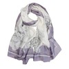 BRMM MIA Women's Scarf, Silk-like, Large, Birthday, Gift, Wedding, Celebration,
