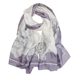 BRMM MIA Women's Scarf, Silk-like, Large, Birthday, Gift, Wedding, Celebration, UV Protection, Cooling Protection, Ultraviolet Protection, Thin, Sunscreen Shawl, Seaside, Stylish, Spring, Summer,