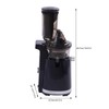 Slow Juicer, 110V Slow Masticating Juicer Machine 9.01''x7.91''x19.57'' Cold Press