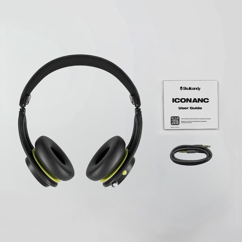 Skullcandy Icon ANC Wireless On-Ear Bluetooth Headphones, Active Noise Cancelling,