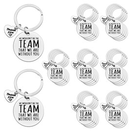 Ximalun 30 Pcs Boss Colleagues Gifts Keyring We Wouldn't be The Team That We are Without You Keyring Team Gifts for Colleagues Employees Staff Appreciation Gifts for Team Member Manager Supervisor
